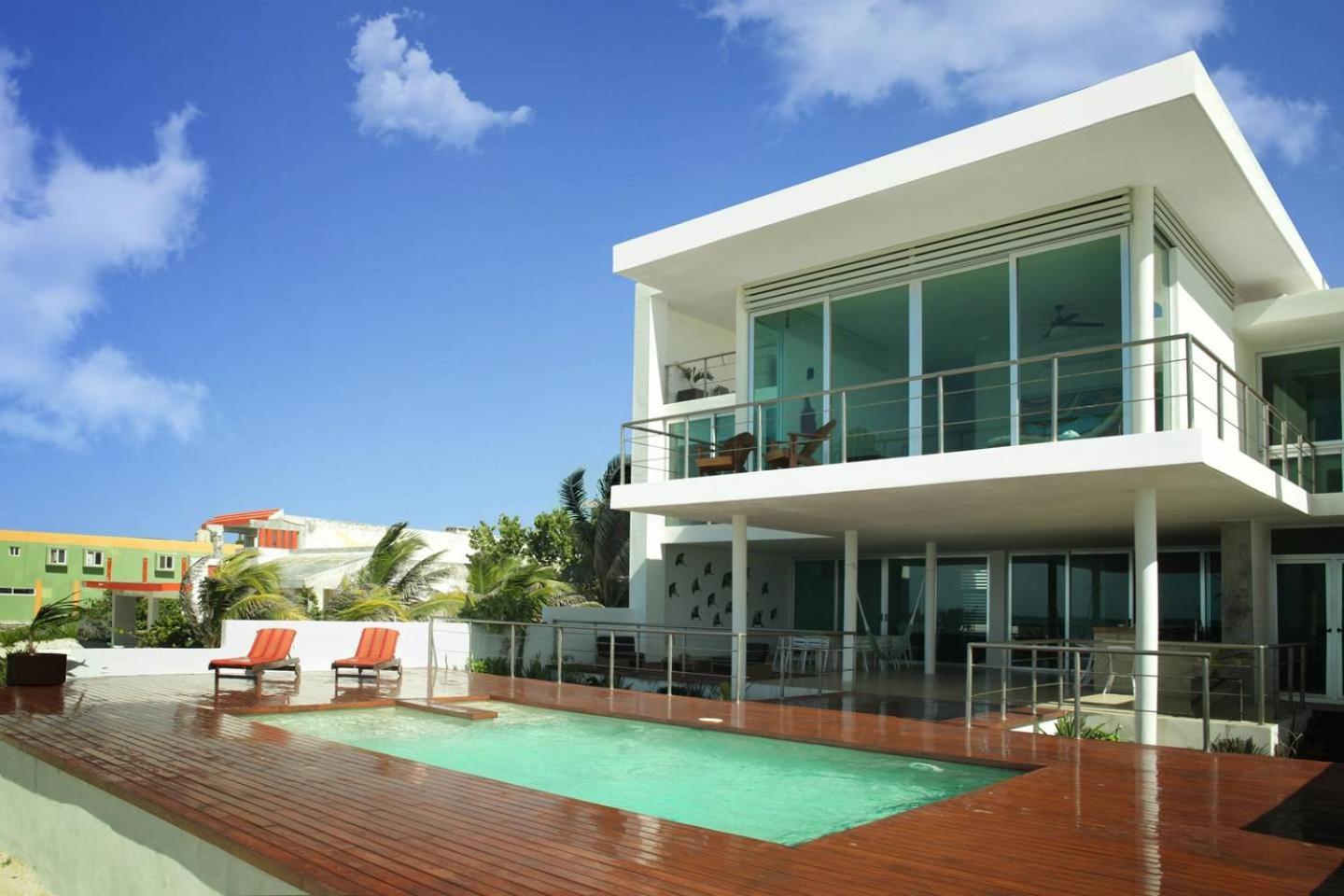 Beachfront Upscale House In Telchac Villa Telchac Puerto Exterior foto