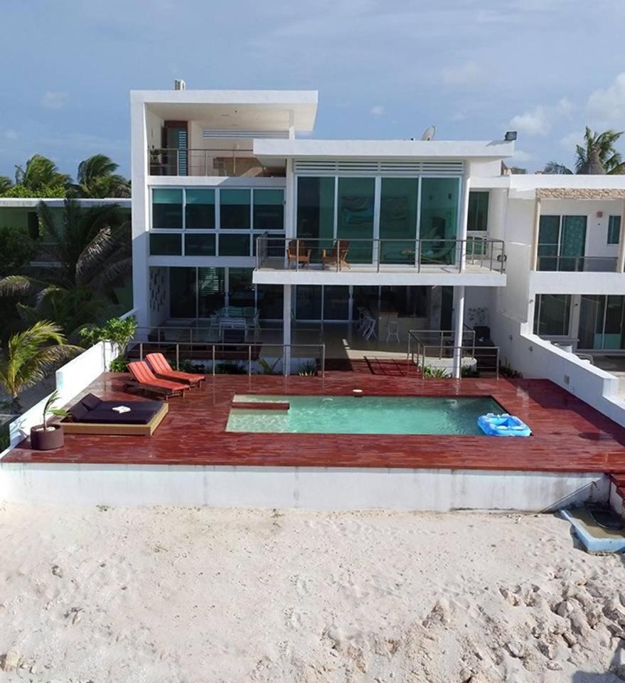 Beachfront Upscale House In Telchac Villa Telchac Puerto Exterior foto